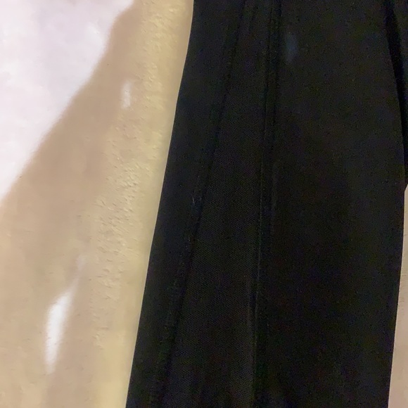 LULU LEMON black high rise leggings + mesh strip size us 4🖤 - Picture 4 of 4